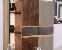 Armoire contemporaine avec LED 