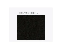 Bain de soleil double gris et noir avec textile Sunbrella 
