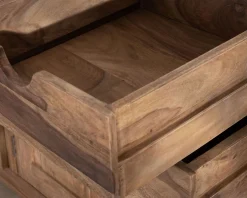 Buffet multi rangement 180 cm en palissandre 