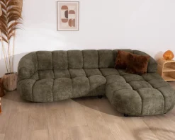 Canapé avec extension électrique et méridienne 