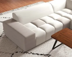 Canapé en angle avec méridienne design lounge & chill