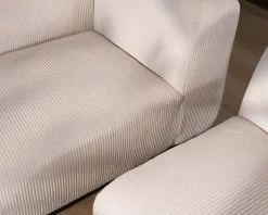 Canapé en angle design épuré avec méridienne 