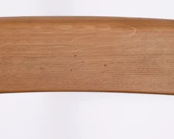 Chaise de repas en chêne massif et assise tressée