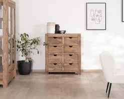 Commode en palissandre à 8 tiroirs 