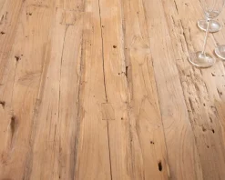 Enfilade 200 cm avec portes et tiroirs en bois exotiques "Troms"
