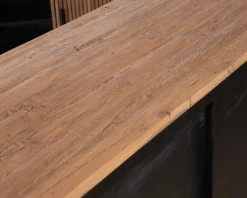 Enfilade 200 cm avec portes et tiroirs en bois exotiques 