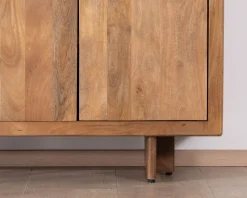 Enfilade vintage 4 portes en manguier naturel 