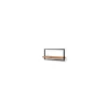 Etagère murale bois et métal longueur 65 cm stylé épuré "Minerva"
