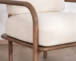 Fauteuil d'appoint style rétro 