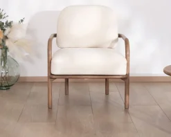 Fauteuil d'appoint style rétro 