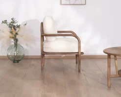 Fauteuil d'appoint style rétro 