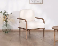 Fauteuil d'appoint style rétro 
