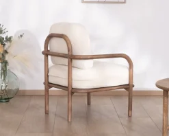 Fauteuil d'appoint style rétro 