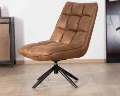 Fauteuil relax ultra-confort avec pied rotatif