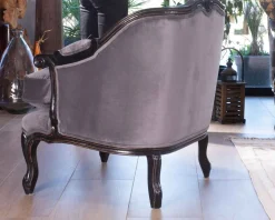 Fauteuil tissu ultra confort style classique chic "Legacy"