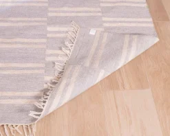 Grand tapis bicolore frangé 200 x 300 cm "Ethnic"