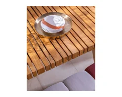 Grande table outdoor en teck massif 240 cm 
