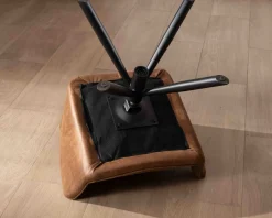 Lot de 2 chaises avec accoudoirs sur pied rotatif 