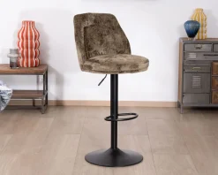 Lot de 2 chaises de bar réglables en hauteur 