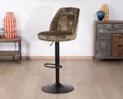 Lot de 2 chaises de bar réglables en hauteur 