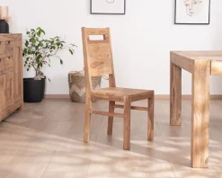 Lot de 2 chaises de repas en palissandre "Kalanohé"