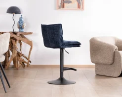 Lot de 2 chaises hautes matelassées réglables en hauteur 