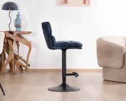 Lot de 2 chaises hautes matelassées réglables en hauteur 