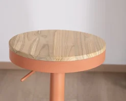 Lot de 2 tabourets de bar réglables en hauteur 