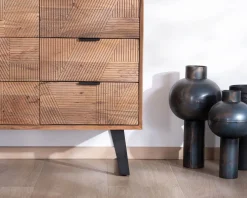 Meuble de rangement bas 160 cm avec tiroirs 