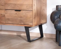 Meuble de rangement bas 160 cm avec tiroirs 
