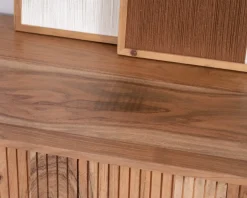 Meuble télé esprit rétro en acacia 
