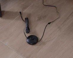 Meuble TV contemporain multi matériaux avec éclairage LED 