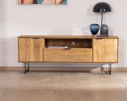 Meuble TV en teck recyclé 
