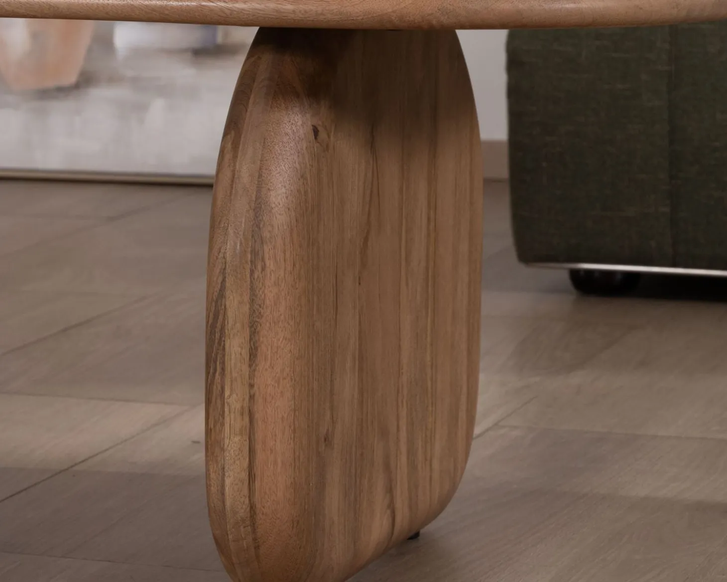 Table basse design épuré en manguier "Naura"