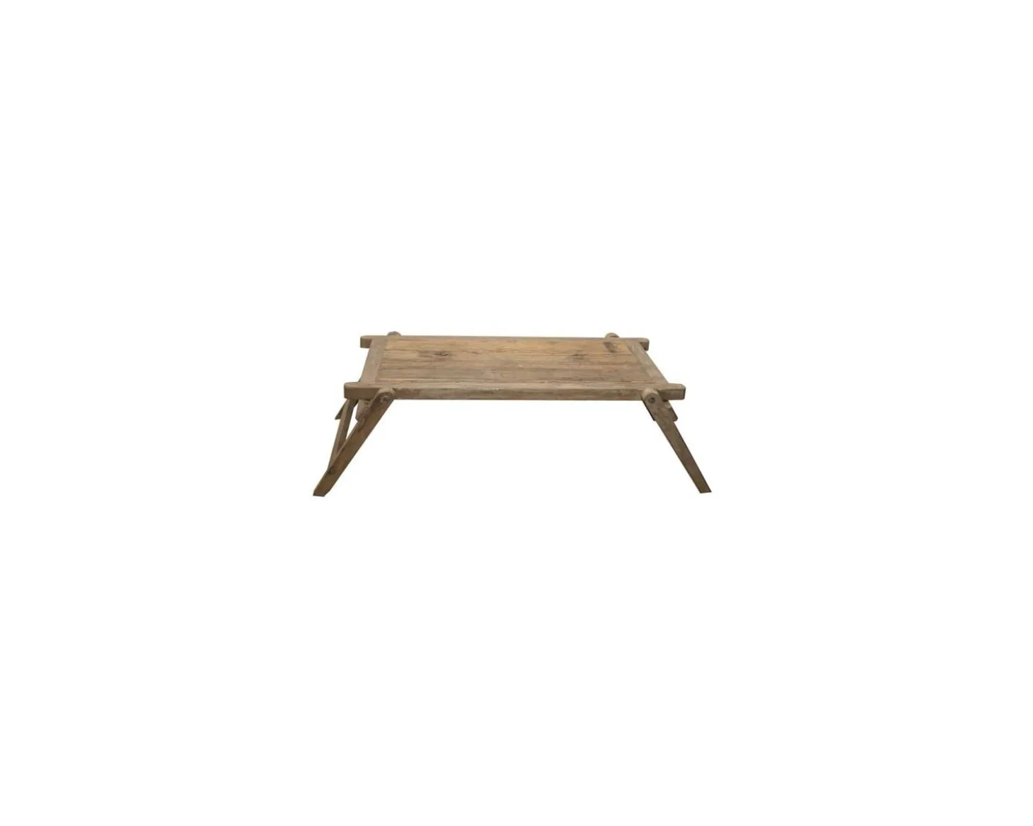 Table basse lit militaire en bois recyclé "Népalaise"