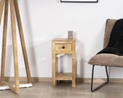Table de chevet structure ouverte et 1 tiroir 