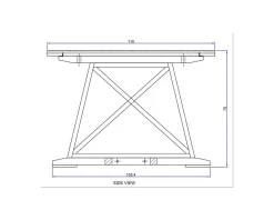 Table de repas 240cm 