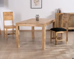 Table de repas en manguier 160 x 90 cm 