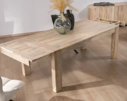 Table de repas extensible 160 à 250 cm en manguier 