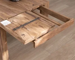 Table de repas extensible en palissandre "Kalanohé" 180 cm