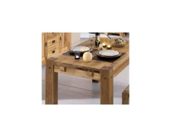Table de repas rectangulaire en chêne massif 180cm 