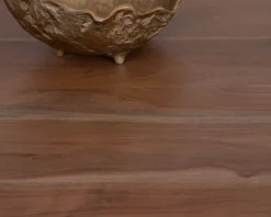 Table de repas ronde style japandi 