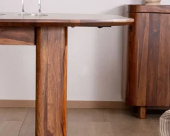 Table de salle à manger carrée en palissandre 