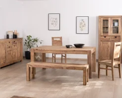 Table de salle à manger extensible en palissandre 