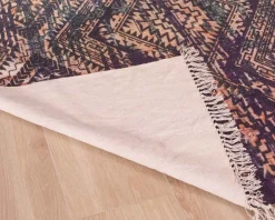 Tapis esprit aztèque motif imprimés en coton 