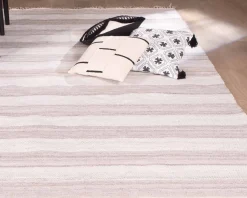 Tapis rayé coloris doux 120x180cm 